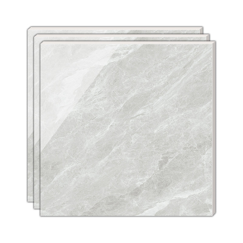 Contemporary Square Tile Marble Pattern Polished Porcelain Wall & Floor Tile