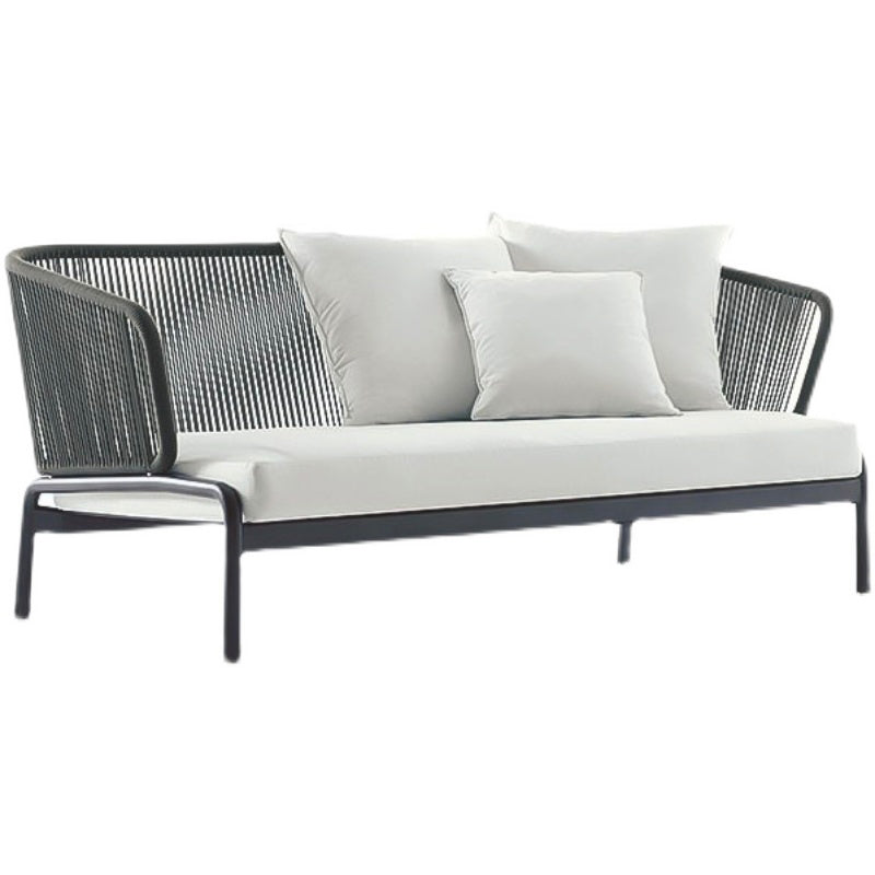 Rattan Outdoor Patio Sofa Contemporary Water Resistant Patio Sofa