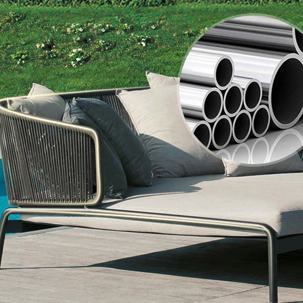 Rattan Outdoor Patio Sofa Contemporary Water Resistant Patio Sofa