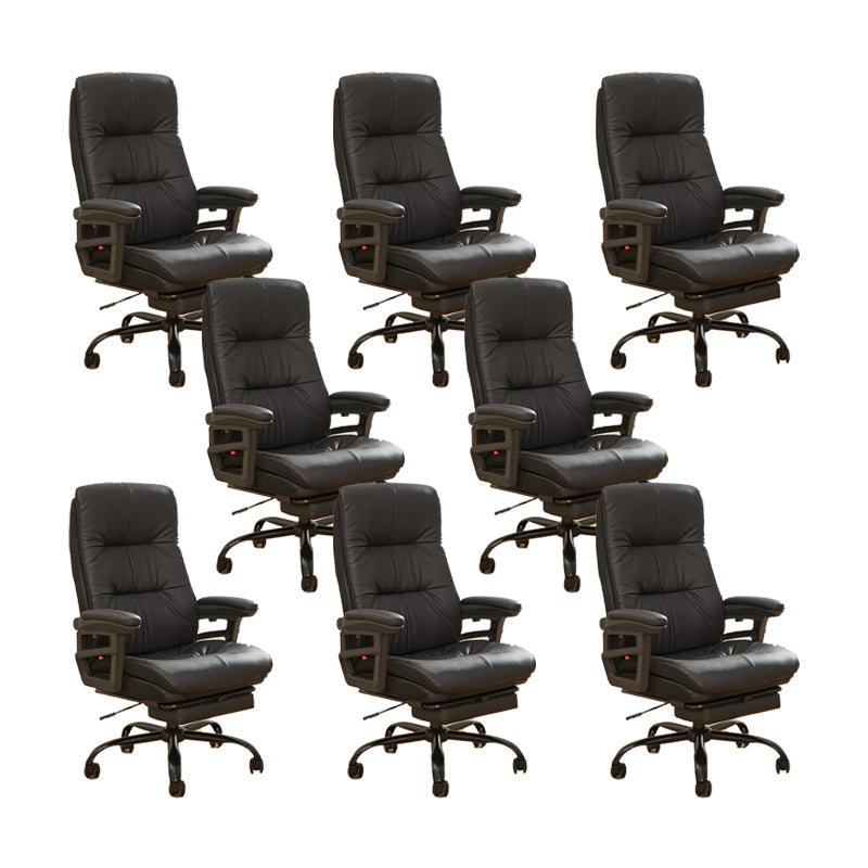 Padded Arms Office Chair Tilt Mechanism No Distressing Ergonomic Slide Chair