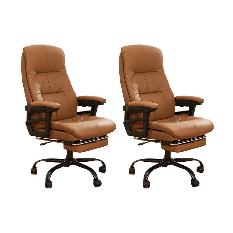 Padded Arms Office Chair Tilt Mechanism No Distressing Ergonomic Slide Chair