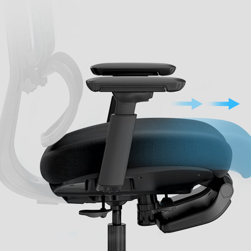 Removable Arms Office Chair Tilt Mechanism Ergonomic Desk Chair with Wheels