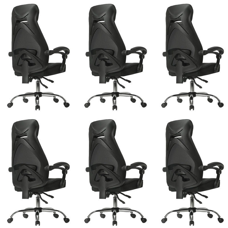 Padded Arms Office Chair Tilt Mechanism No Distressing Desk Chair with Wheels