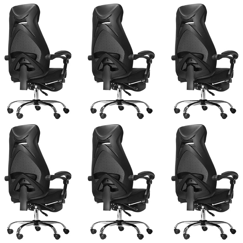 Padded Arms Office Chair Tilt Mechanism No Distressing Desk Chair with Wheels