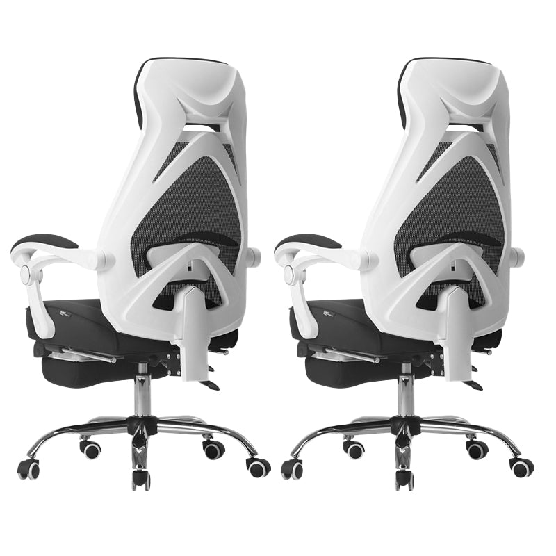 Padded Arms Office Chair Tilt Mechanism No Distressing Desk Chair with Wheels