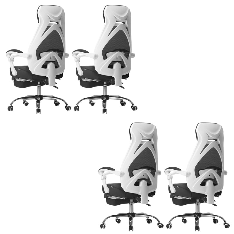 Padded Arms Office Chair Tilt Mechanism No Distressing Desk Chair with Wheels