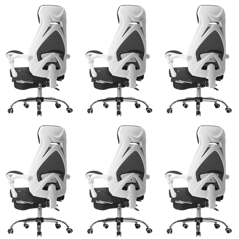 Padded Arms Office Chair Tilt Mechanism No Distressing Desk Chair with Wheels