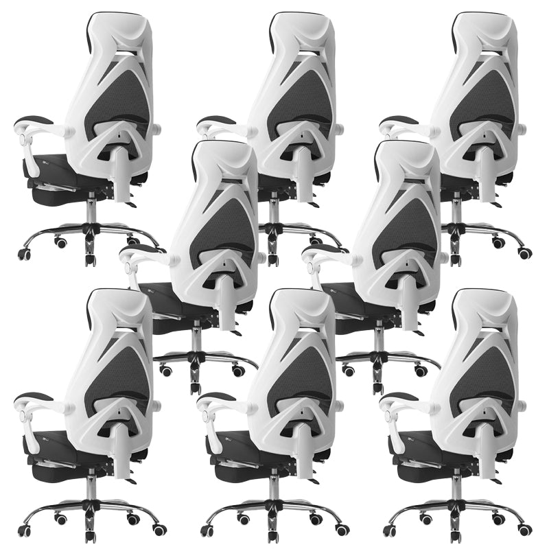 Padded Arms Office Chair Tilt Mechanism No Distressing Desk Chair with Wheels