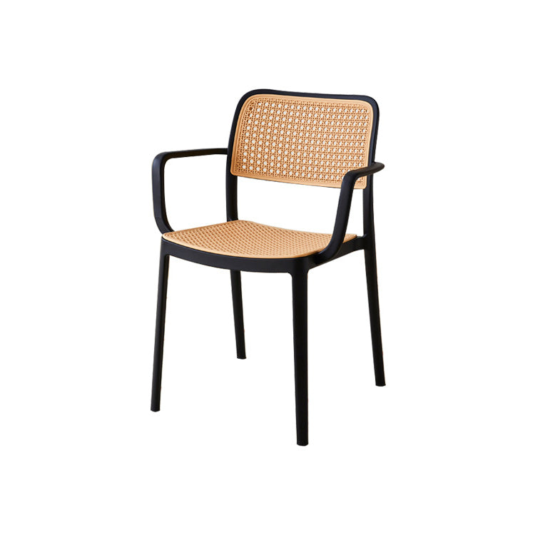 Tropical Single Chair Dining Side Chair/Dining Armchair in Plastic