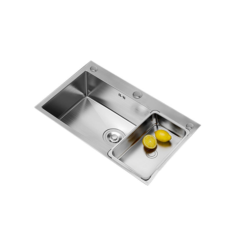 Rectangle Stainless Steel Kitchen Sink Single Bowl Sink with Soap Dispenser