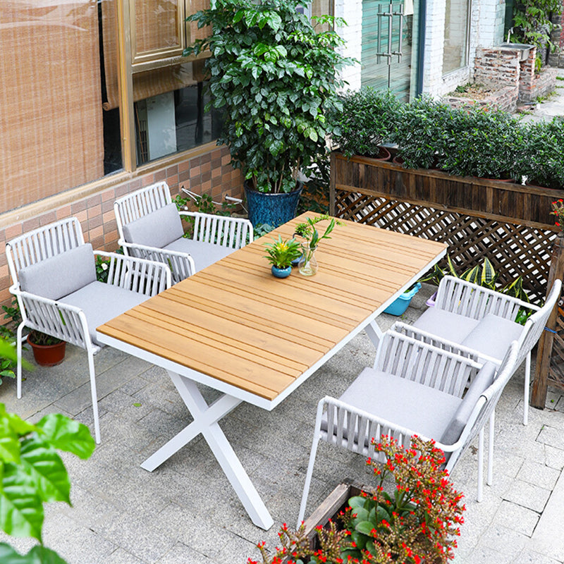 White Arms Included Dining Side Chair Stacking Outdoor Bistro Chairs
