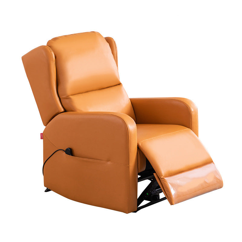 Contemporary Standard Recliner Solid Color Metal Indoor Reclining Arm