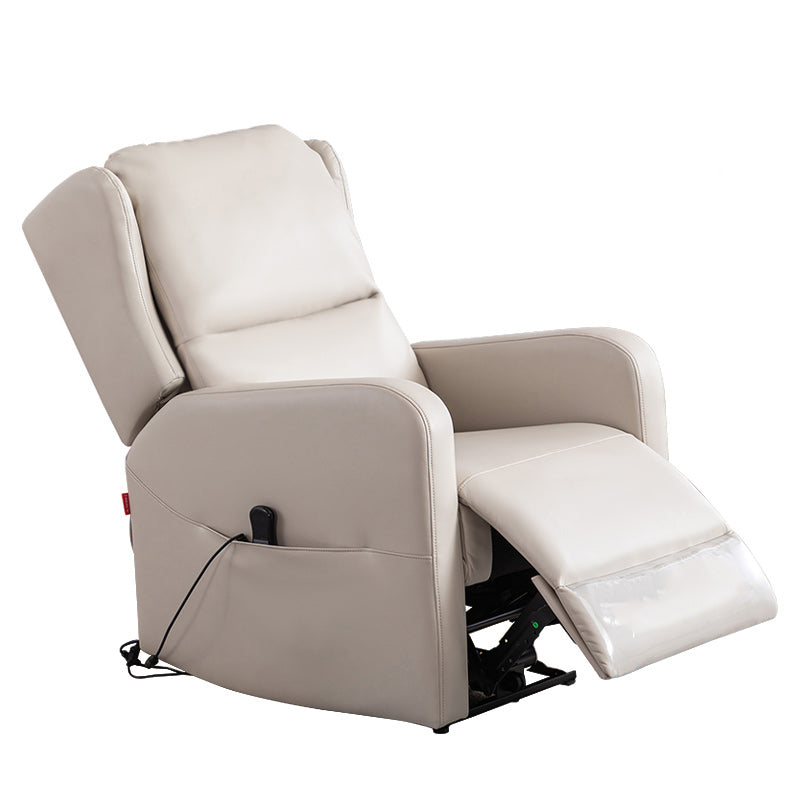 Contemporary Standard Recliner Solid Color Metal Indoor Reclining Arm