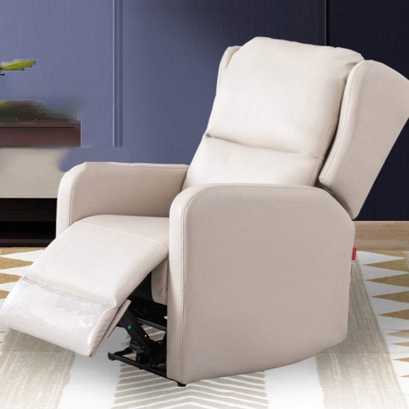 Contemporary Standard Recliner Solid Color Metal Indoor Reclining Arm