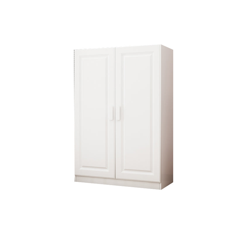 Matte Kids Closet Modern Wooden Locker with Garment Rod and Shelved