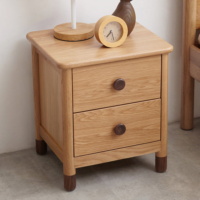 Modern & Contemporary End Table for Nursery Solid Wood Nursery Nightstand