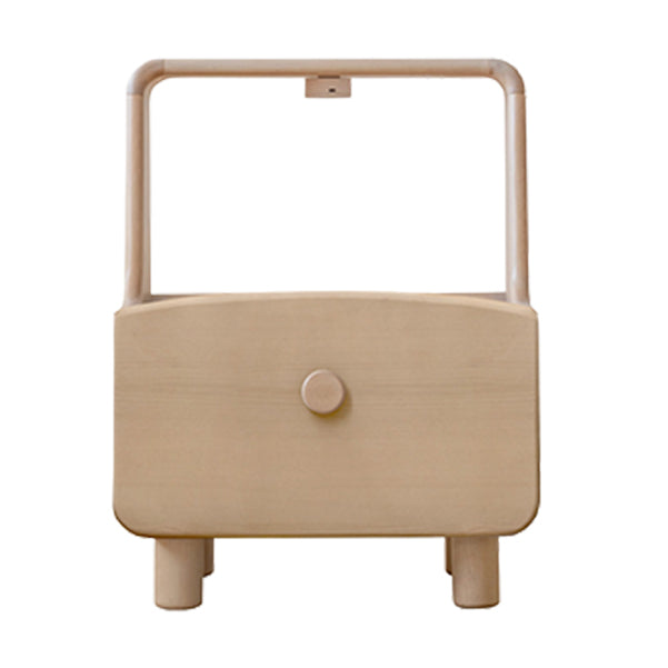 Solid Wood Bedside Table for Nursery Storage Bedside Table for Nursery