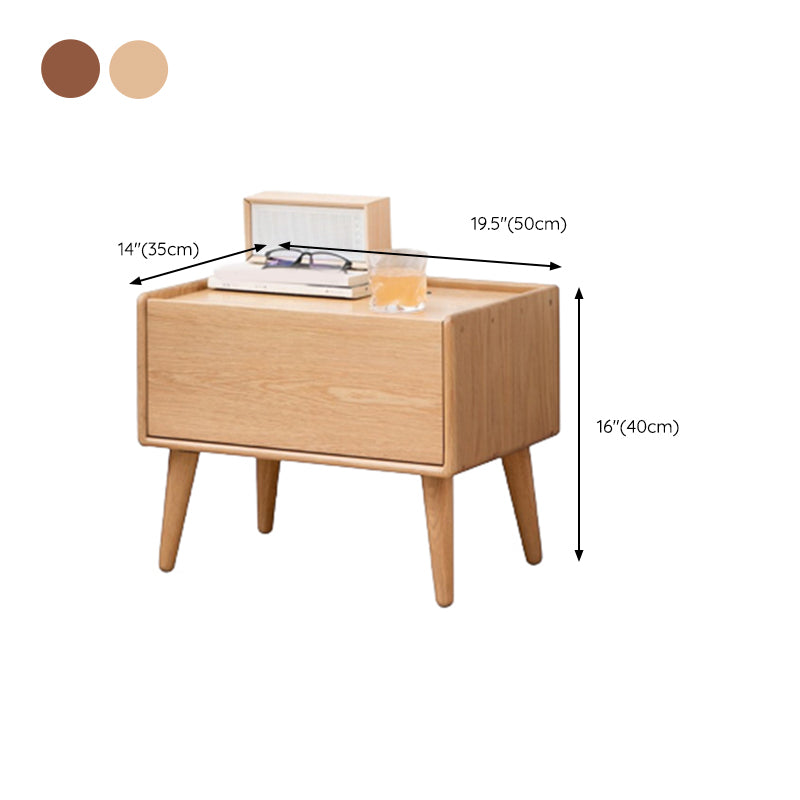 Oak Bedside Table for Nursery Modern & Contemporary Nightstands