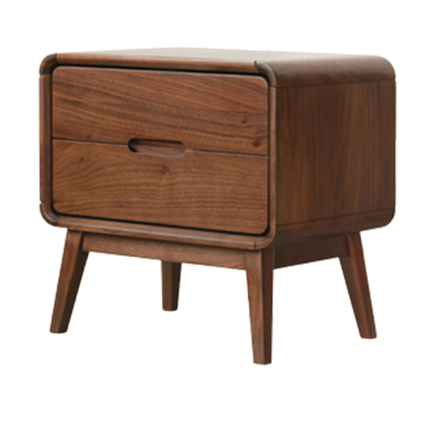 Black Walnut Bedside Table for Nursery Modern & Contemporary Nightstand