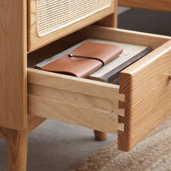 Oak Bedside Table for Nursery Modern & Contemporary Nightstand