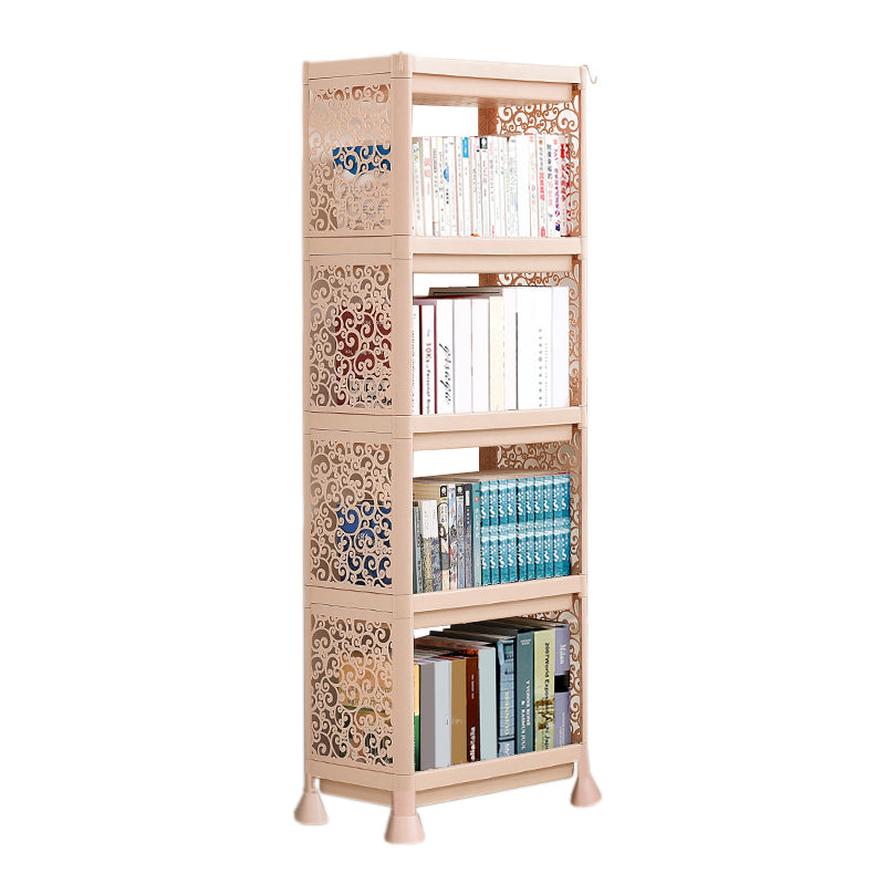 Contemporary Plastic Book Shelf Freestanding Standard Kids Bookshelf