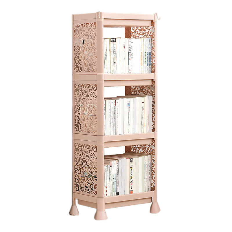 Contemporary Plastic Book Shelf Freestanding Standard Kids Bookshelf