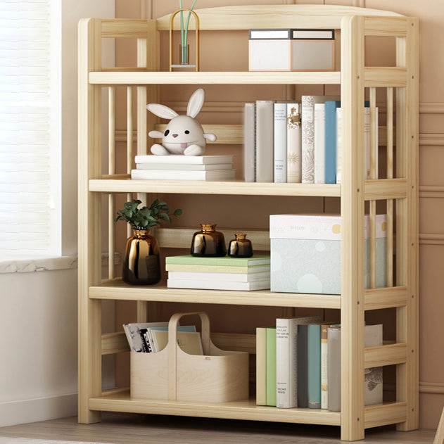 Modern Solid Wood Standard Bookcase Freestanding Kids Standard Bookcase