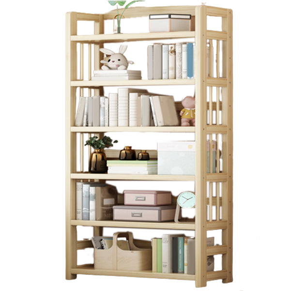 Modern Solid Wood Standard Bookcase Freestanding Kids Standard Bookcase