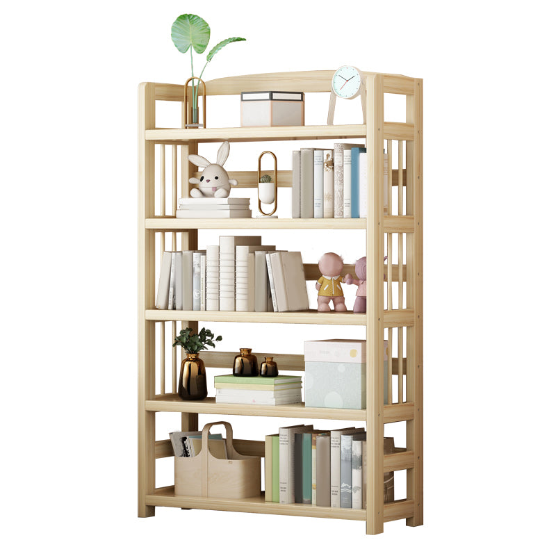 Modern Solid Wood Standard Bookcase Freestanding Kids Standard Bookcase