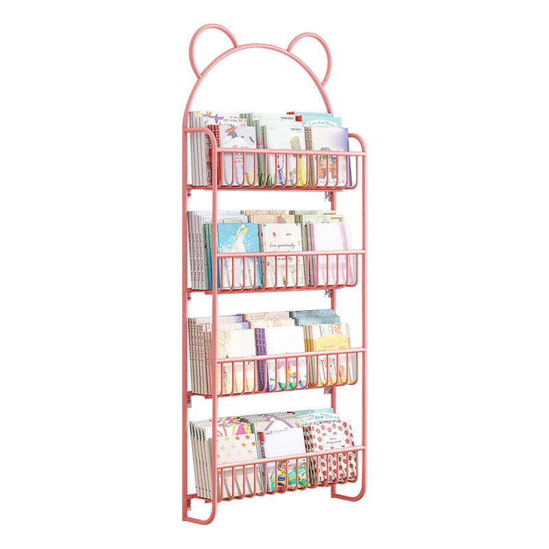 Contemporary Animals Book Shelf Metal Etagere Bookcase in Wall Mounted