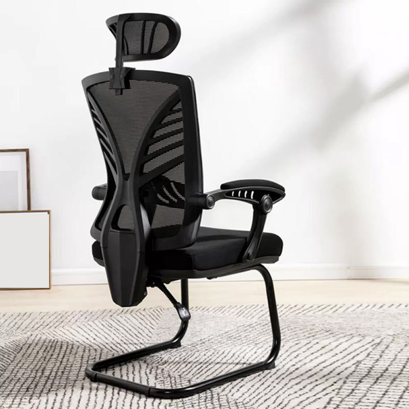 Modern Padded Arms Office Chair No Distressing Ergonomic Desk Chair