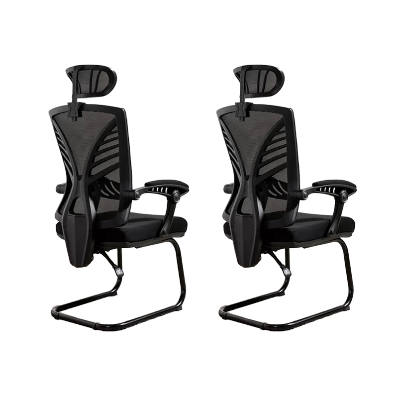 Modern Padded Arms Office Chair No Distressing Ergonomic Desk Chair