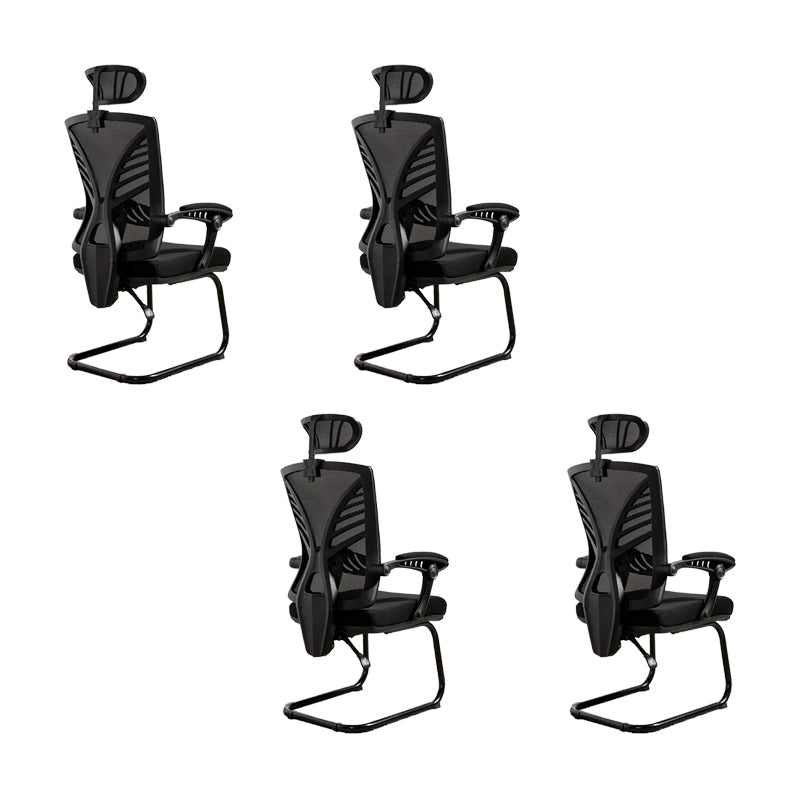 Modern Padded Arms Office Chair No Distressing Ergonomic Desk Chair