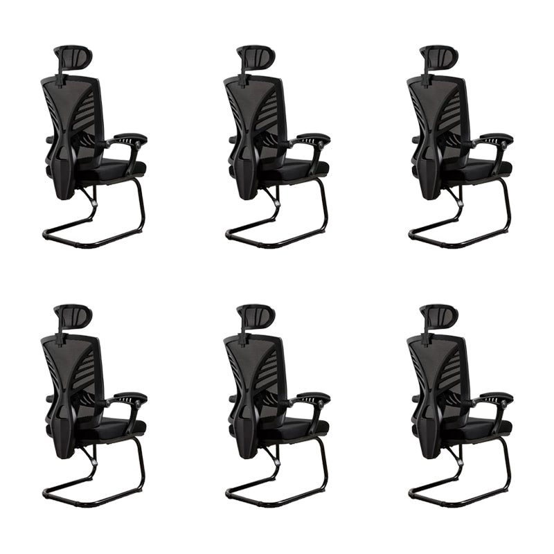 Modern Padded Arms Office Chair No Distressing Ergonomic Desk Chair