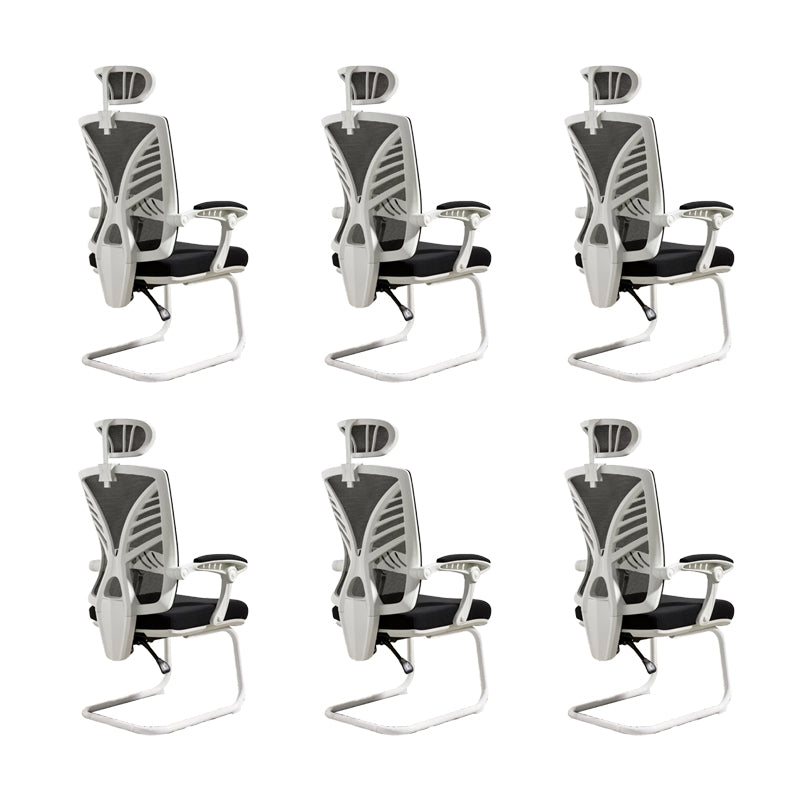 Modern Padded Arms Office Chair No Distressing Ergonomic Desk Chair