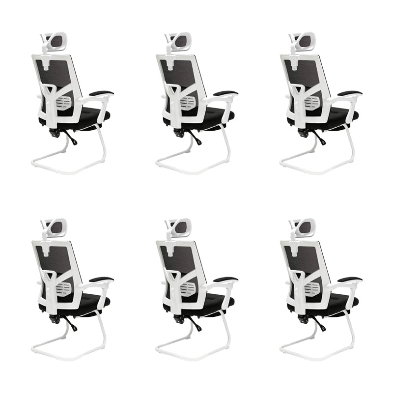 Modern Padded Arms Office Chair No Distressing Ergonomic Desk Chair