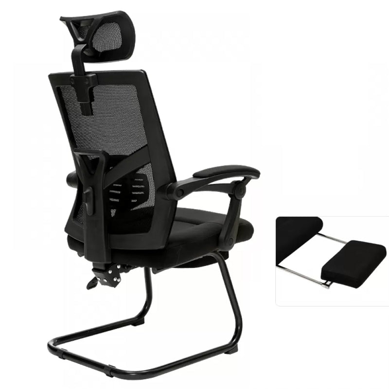 Modern Padded Arms Office Chair No Distressing Ergonomic Desk Chair