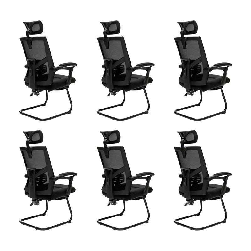 Modern Padded Arms Office Chair No Distressing Ergonomic Desk Chair