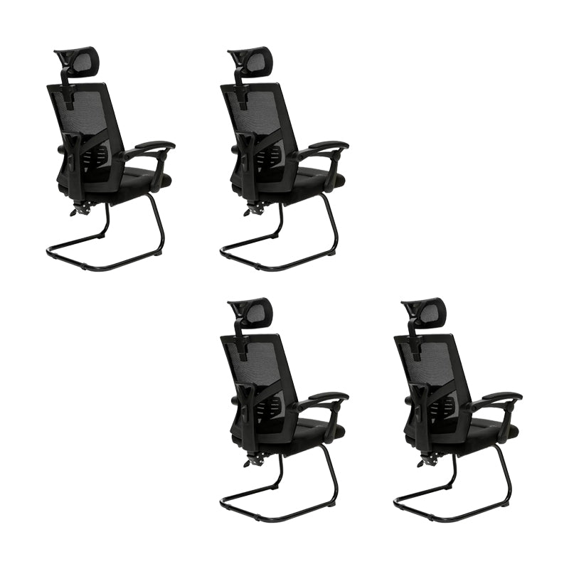 Modern Padded Arms Office Chair No Distressing Ergonomic Desk Chair