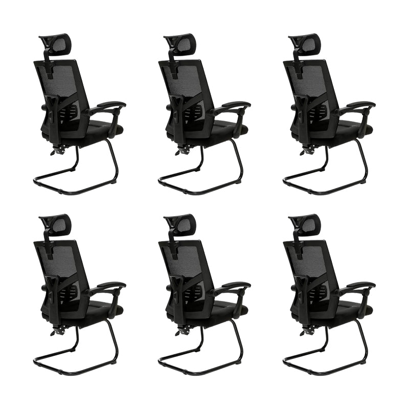 Modern Padded Arms Office Chair No Distressing Ergonomic Desk Chair