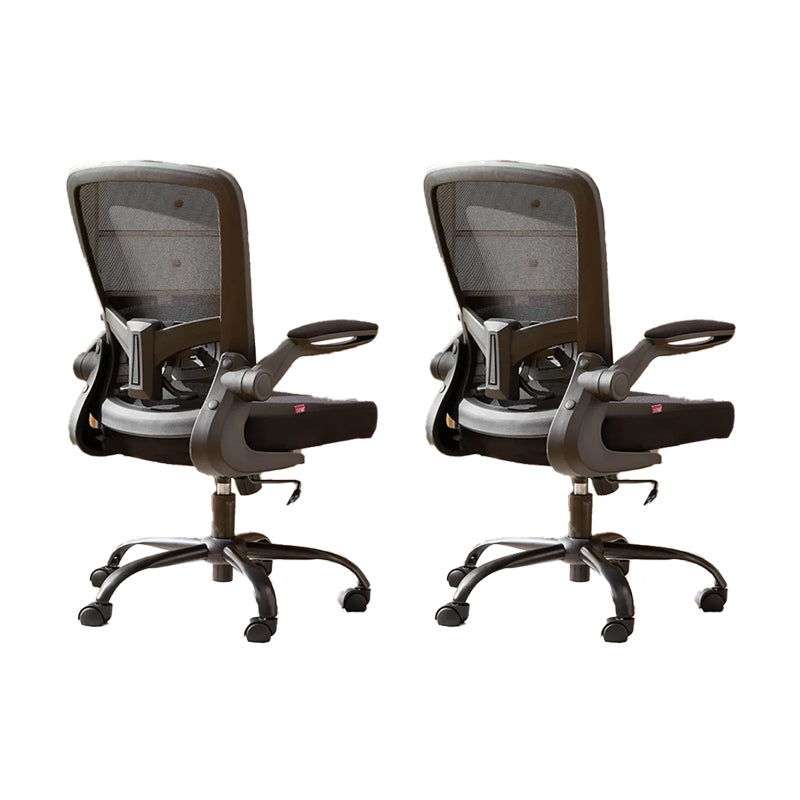 Modern Removable Arms Chair Tilt Mechanism No Distressing Ergonomic Desk Chair with Wheels