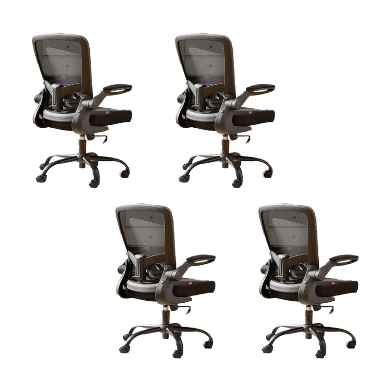 Modern Removable Arms Chair Tilt Mechanism No Distressing Ergonomic Desk Chair with Wheels