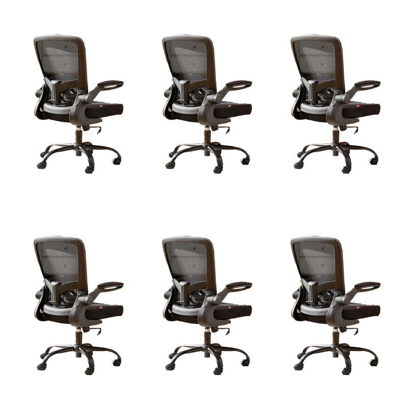 Modern Removable Arms Chair Tilt Mechanism No Distressing Ergonomic Desk Chair with Wheels