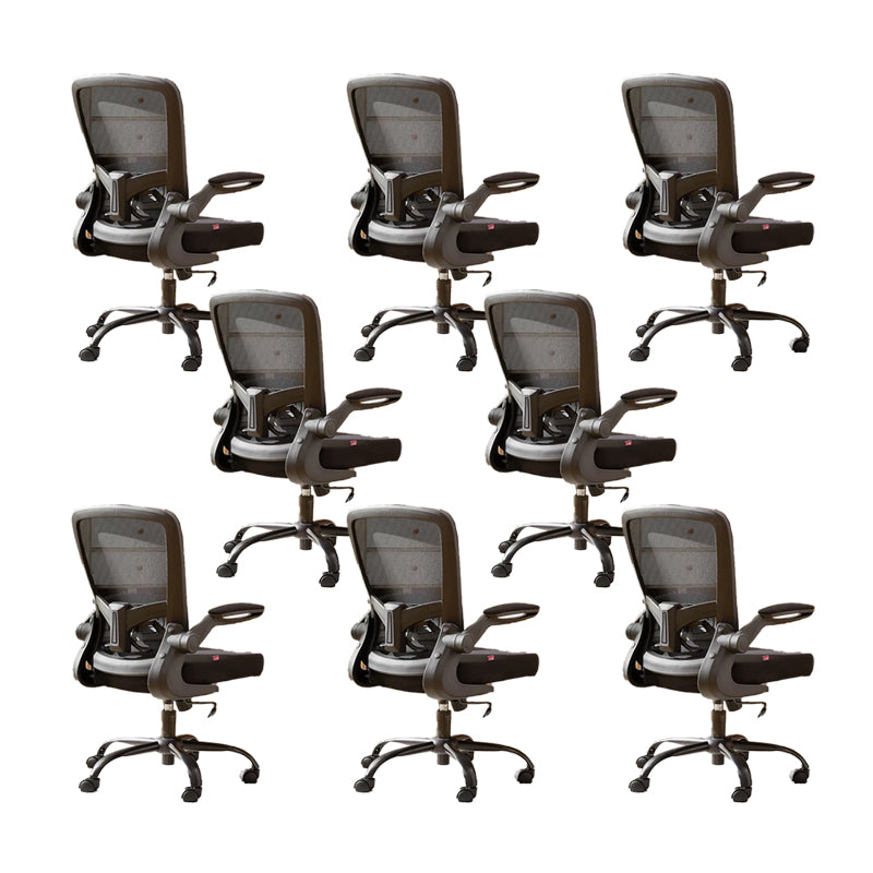 Modern Removable Arms Chair Tilt Mechanism No Distressing Ergonomic Desk Chair with Wheels