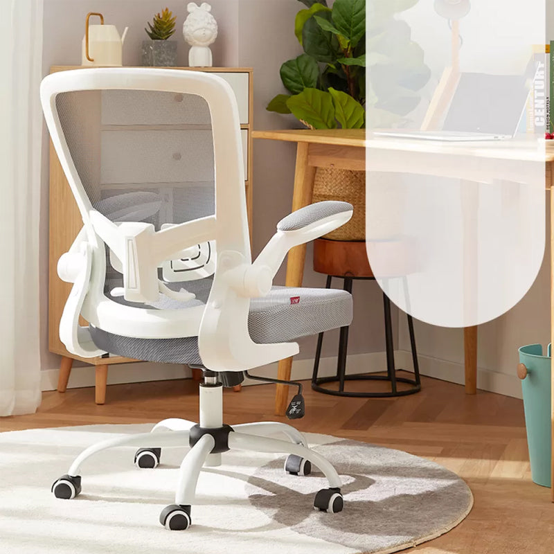 Modern Removable Arms Chair Tilt Mechanism No Distressing Ergonomic Desk Chair with Wheels