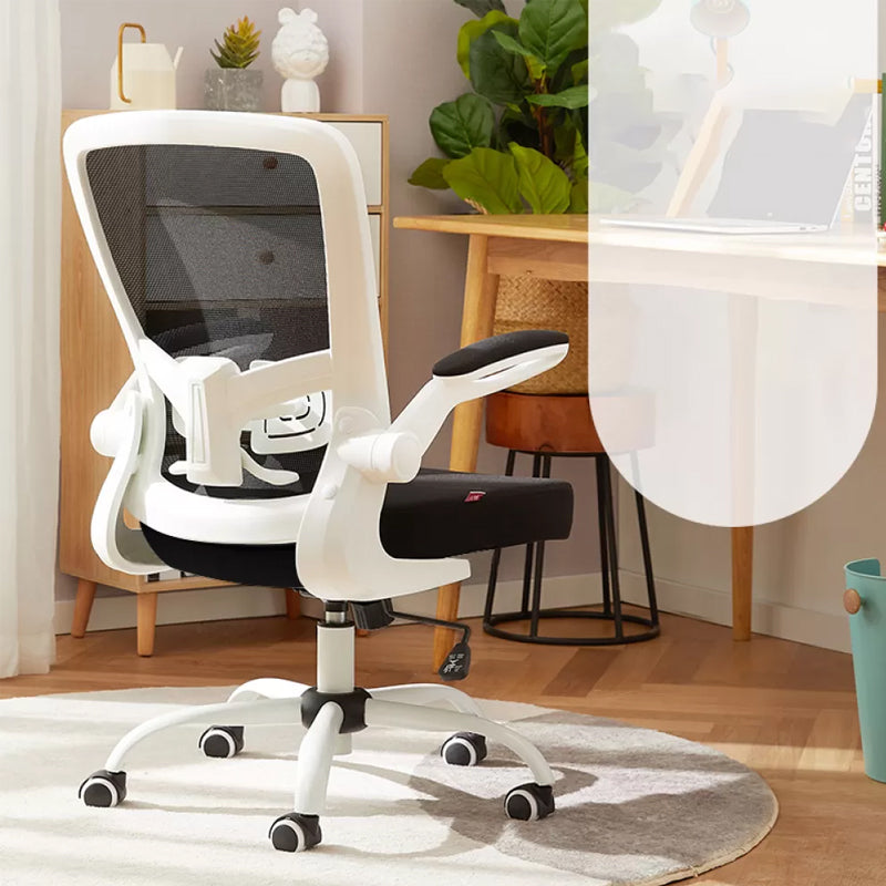 Modern Removable Arms Chair Tilt Mechanism No Distressing Ergonomic Desk Chair with Wheels