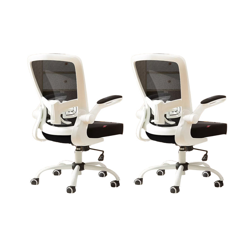 Modern Removable Arms Chair Tilt Mechanism No Distressing Ergonomic Desk Chair with Wheels