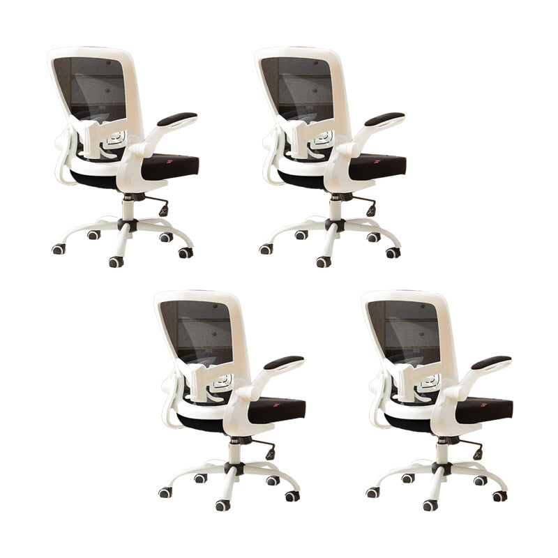 Modern Removable Arms Chair Tilt Mechanism No Distressing Ergonomic Desk Chair with Wheels