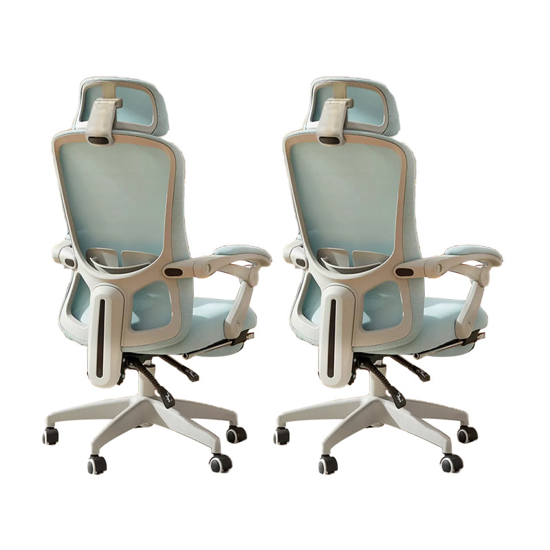 Modern Padded Arms Office Chair No Distressing Ergonomic Slide Chair