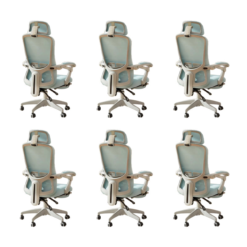 Modern Padded Arms Office Chair No Distressing Ergonomic Slide Chair